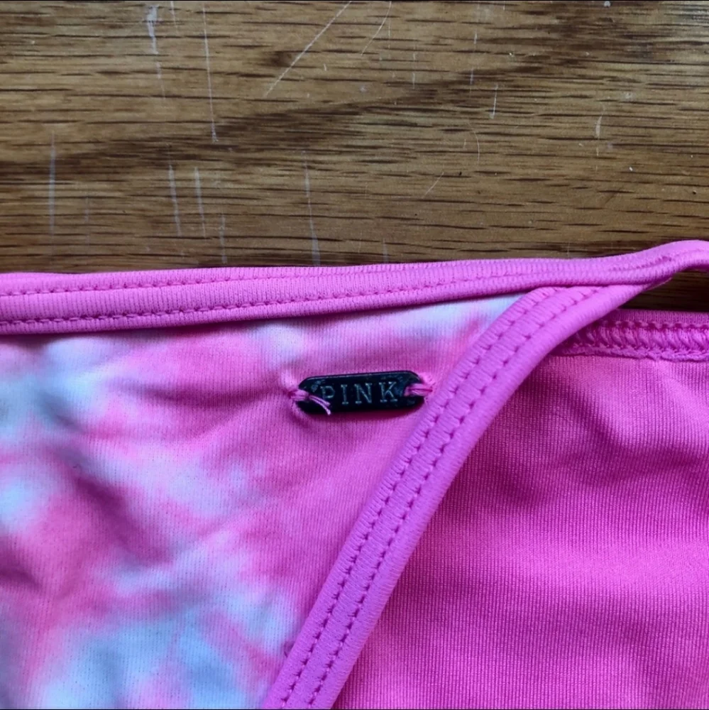VS PINK Pink & White Tie Dye Bikini - Picture 4 of 4